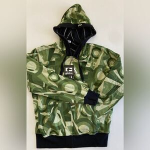 Globe Reversible Zip Hoodie